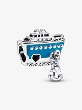 Pandora Anchored Cruise Ship Charm
